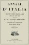 [Gutenberg 43575] • Annali d'Italia, vol. 2 / dal principio dell'era volgare sino all'anno 1750